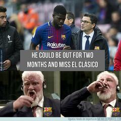 Memes, jokes and pain as Barça and Madrid drop points in the rain