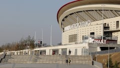 The Wanda Metropolitano is still being worked on...