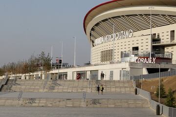 The Wanda Metropolitano is still being worked on...