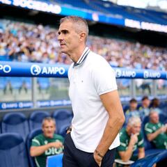 Gaizka Garitano: “No estoy contento con el nivel de juego, pero sí con el punto”