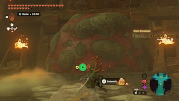 the legend of zelda tears of the kingdom nintendo switch guia yunobo en ciudad goron