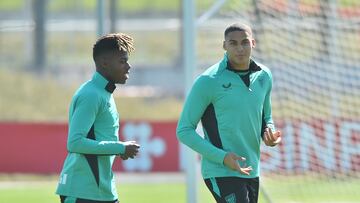 28/04/25 ENTRENAMIENTO ATHLETIC DE BILBAO SANNADI NICO WILLIAMS