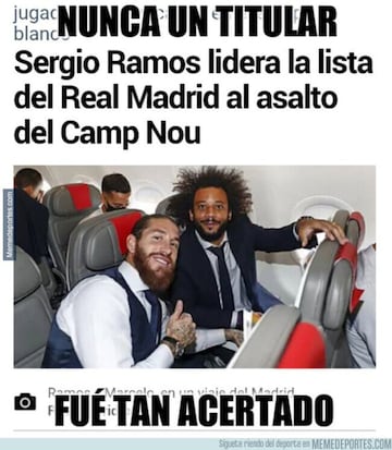 Los mejores memes del Clásico Barcelona - Real Madrid