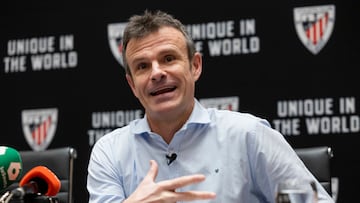 07/01/25 RUEDA DE PRENSA ATHLETIC CLUB JON URIARTE MIKEL GONZALEZ