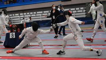 Esgrimistas españoles