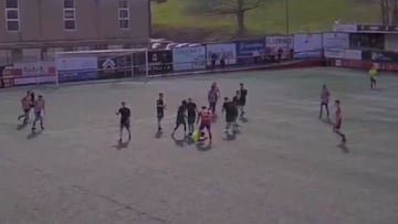 Sanción ejemplar para el jugador del San Luis que agredió al árbitro