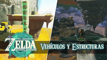 the legend of zelda tears of the kingdom nintendo switch guia como construir vehiculos estructuras ultramano