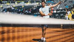 La particular celebración de Alcaraz en Hamburgo