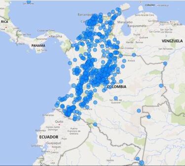 Mapa de casos y muertes por coronavirus por departamentos en Colombia: hoy, 21 de junio