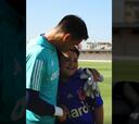 La U recibe al niño que fue agredido en el Monumental y lo que ocurre emociona a todos