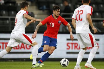 Las mejores imágenes del duelo entre Chile y Serbia en Austria