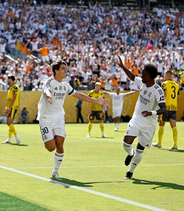 Gran envío de Arda Güler que encuentra a Gonzalo, que con un remate sutil tras un magnífico desmarque logra superar a Kobel. Es su 4º gol en este Mundial de Clubes.