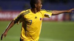 Andr&eacute;s &#039;Manga&#039; Escobar, en un partido con la Selecci&oacute;n Colombia juvenil. 