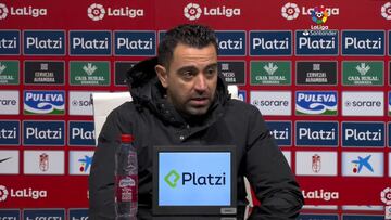 Xavi: "Me voy enfadado"