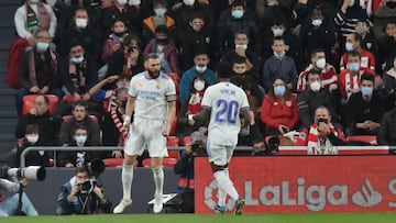 22/12/21  PARTIDO PRIMERA DIVISION
 ATHLETIC DE BILBAO - REAL MADRID
 GOL 0-1 BENZEMA ALEGRIA 