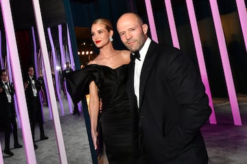 Rosie Huntington-Whiteley y Jason Statham.