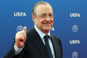 El presidente del Real Madrid, Florentino Pérez.