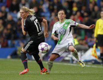 El Wolfsburgo gana 1-0 al Olympique de Lyon la Champions League.