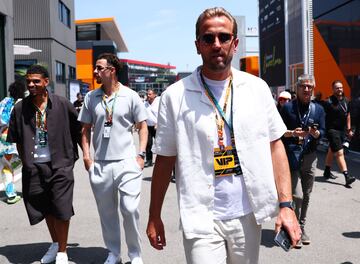 Harry Kane en el Paddock del Gran Premio de Barcelona que se disputa en el circuito de Barcelona-Catalu?a.