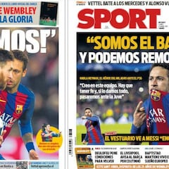 "Podemos", el grito de la remontada en la prensa