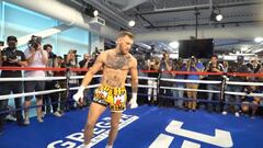 ¡McGregor en plena forma! exhibición ante las cámaras