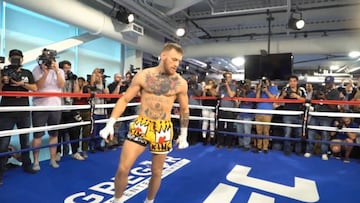 ¡McGregor en plena forma! exhibición ante las cámaras