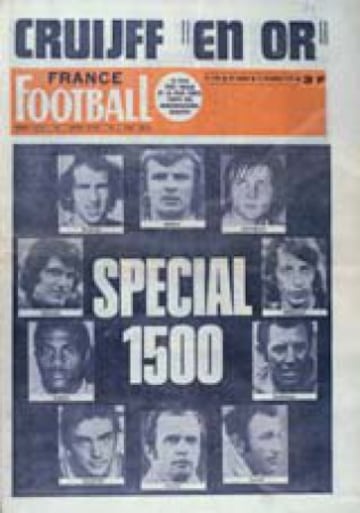 France Football: todas las portadas sobre el Bal車n de Oro desde 1956