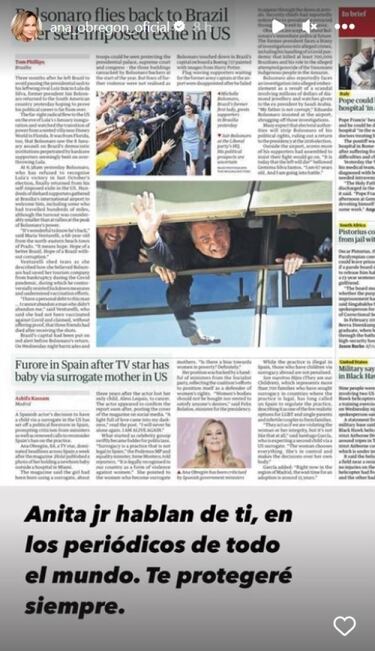 El aviso de Ana Obregón tras ver que su nieta aparece en la prensa extranjera