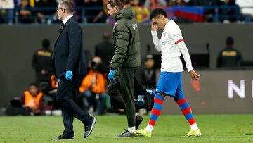 11/01/24 PARTIDO SEMIFINAL SUPERCOPA DE ESPAÑA 2024
BARCELONA - OSASUNA
GOLPE LESION RAPHINHA