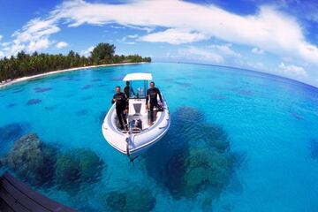 Buceo en Polinesia.