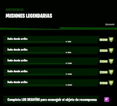 Fortnite Temporada 5: desafíos y misiones filtradas Semana 4