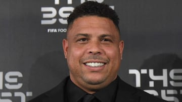 Ronaldo Nazário, ex jugador y presidente del Real Valladolid, durante la gala de los premios The Best.