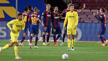 La lucha por obtener el título de la Liga continúa para el Barcelona, quien este domingo desde temprano tendrá una dura visita ante el Villarreal.