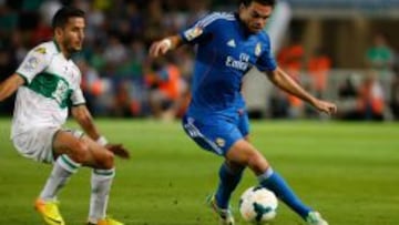 Pepe, durante el partido.
