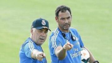 Carlo Ancelotti y Paul Clement.