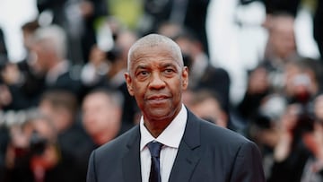 What did Denzel Washington say to the photographer on the red carpet at the Cannes Film Festival?