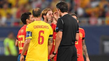 Rumanía - España: resumen y resultado, clasificación Eurocopa