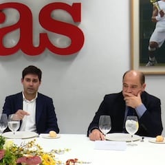 David Aganzo, presidente de la AFE, visitó la redacción de AS