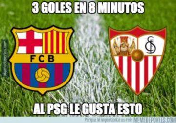 Los memes más divertidos del Barcelona-Sevilla