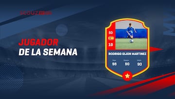 Conoce a Rodrigo Gijón Martínez, jugador de la semana Scouz by AS