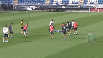 El Madrid entrena sin los titulares que perdieron ante el Levante