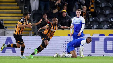 Óscar Estupiñán le da la victoria al Hull City ante Wigan