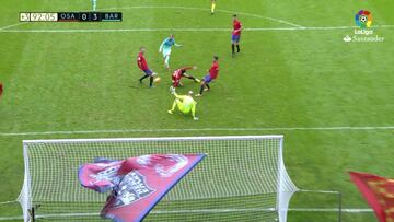 Messi dio clase de cómo no ponerse nervioso en el área