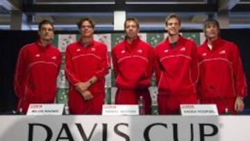 El equipo de Canad&aacute; de la Copa Davis