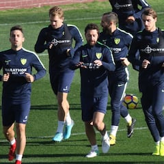 Iturra inicia su segunda etapa en el Málaga contra el Hamburgo