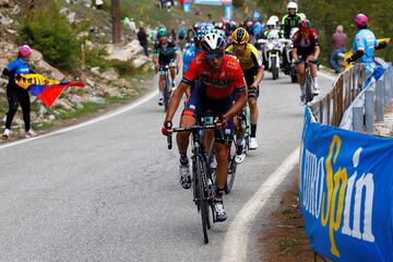 Decimotercera etapa entre Pinerolo y Ceresole Reale de 196 km. Vincenzo Nibali.