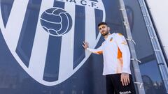 Cristiano Piccini, en la ciudad deportiva de Paterna.