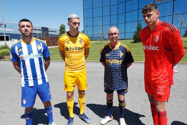 Las nuevas camisetas de la Ponferradina hacen un guiño a Las Médulas