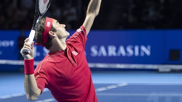 Roger Federer, ganador del t&iacute;tulo en Basilea.