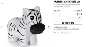 Imagine Cristiano Ronaldo has missed three sitters in a Champions League quarter-final against his former side... In that situation Juventus fans would be glad they’ve got their Juventus anti-stress zebra to hand to massage away the terror of missing out